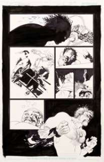 Eduardo Risso 100 Bullets: Brother Lono #7 (s/8) Planche 17 (DC/Vertigo, 2014)....