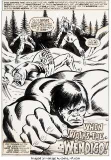 John Romita Jr. Mighty World of Marvel #199 Splash Page 1 Wolverine Original Art (Marvel UK, 1976)....
