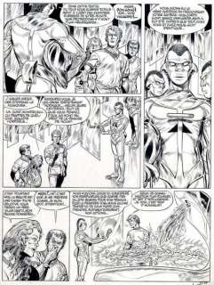 Paape, Eddy | LUC ORIENT Planche originale à l’encre de chine sur carton | Cornette de St Cyr