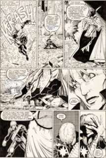 Arthur Adams, Whilce Portacio, and Scott Williams - Longshot #5 Story Page 17 Original Art (Marvel, 1986).