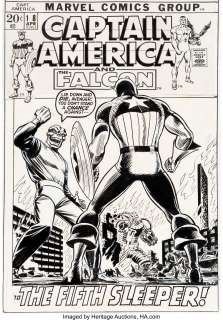 John Romita Sr. | Captain America #148 Cover Red Skull Original Art (Marvel, 1972). | Heritage