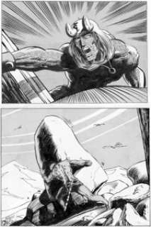 Barry Smith - "Kull of Atlantis" Story Page 16 Original Art (c. 1970). Before Conan the Barbarian, -