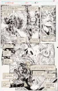 Whilce Portacio and Art Thibert - X-Factor #67 Story Page 6 Original Art (Marvel, 1991).