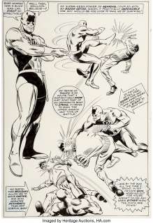 Gene Colan and John Tartaglione - #1 Pin-Up Original Art (Marvel, 1967).