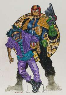 Simon Davis - Dredd, He‘s A One-Man Riot Squad ! Simon Davis Dredd, He‘s A One-Man Riot Squad! 2000 AD