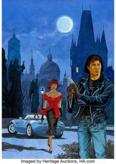 Grenson, Olivier - Olivier Grenson Niklos Koda, Valses Maudites #4 Promotional Illustration Original Art (2002)....