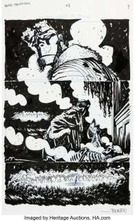 Fegredo, Duncan - Duncan Fegredo Hellboy: The Wild Hunt #8 Story Page 7 Original Art (Dark Horse, 2009)....
