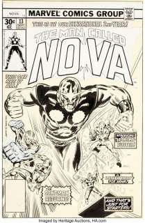 Rich Buckler (As Validar) And Joe Sinnott | Nova #13 Cover Original Art (Marvel, 1977).... | Heritage