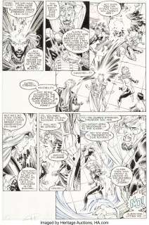 Whilce Portacio and Art Thibert - Uncanny X-Men #281 Story Page 17 Original Art (Marvel, 1991)....