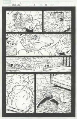 Mike Alred | Dead Girl, issue #3, page 13 | Galerie 9ème Art