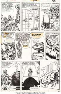 Starlin, Jim - Jim Starlin and Alan Weiss Strange Tales #180 Page 22 Adam Warlock Original Art (Marvel, 1975)....