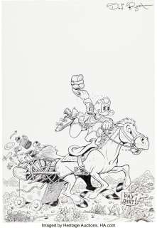 Rosa, Don - Don Rosa The Life and Times of Scrooge McDuck - Uncle Scrooge #288 Cover Original Art (Gladstone, 1994)....