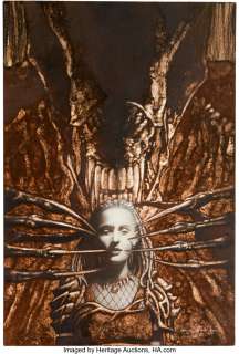 Bolton, John - John Bolton Aliens/Predator: The Deadliest Of The Species #7 Original Art Cover (Dark Horse, 1994)....