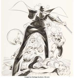 Mitton, Jean-Yves - Jean-Yves Mitton Titans #61 Cover Original Art (Lug, 1984)....