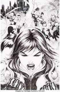 Kirkham, Tyler - Tyler Kirkham Batman & the Outsiders #8 Cover Original Art (DC, 2020)....