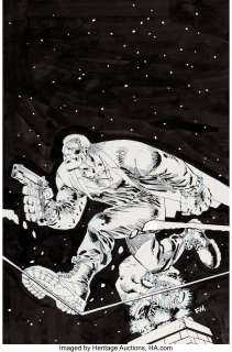 Miller, Frank - Frank Miller - Marv from Sin City Illustration Original Art (Dark Horse, c. 1990-2000s)....