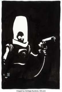 Sale, Tim - Tim Sale Batman: Dark Victory #10 Cover Original Art (DC, 2000)....