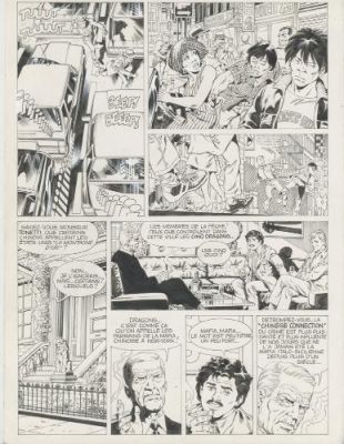 Jean-Yves Mitton | Planche de De Silence et de Sang | Galerie 9ème Art