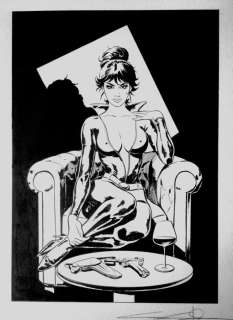 Candita, Giuseppe | Candita, Giuseppe - Original drawing - Tribute to Modesty Blaise - (2023) | Catawiki