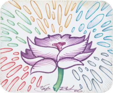 Artist, Unknown | Christopher Rush Black Lotus Recreation Painting Original Art (2006).... | Heritage