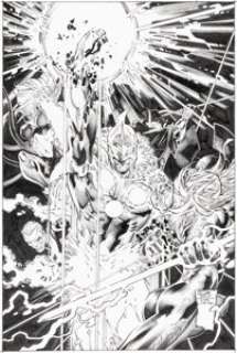 Tan, Philip - Philip Tan and Marc Deering Black Order #3 Cover Original Art (Marvel, 2019)....