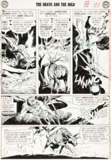 Kubert, Joe - Joe Kubert The Brave and the Bold #34 Story Page 17 Hawkman/Hawkgirl Original Art (DC, 1961)....