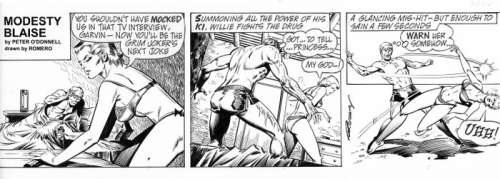 Romero, Enric Badia | Enric Badia Romero - Original strip #8336 - Modesty Blaise | Catawiki