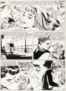 Barry, Sy - Sy Barry Girls‘ Romances #69 Story Page 5 Original Art (DC, 1960). ...