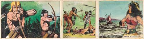 Hans G. Kresse Eric de Noorman 12ste Avontuur - Het Geheim van het Grafgeweld Comic Strip #22 of 27 Original Art (...