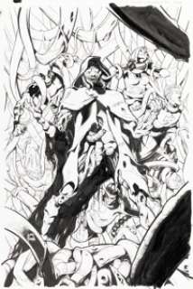 Ryan Stegman - Uncanny Avengers #2 Cover Original Art (Marvel, 2016)....