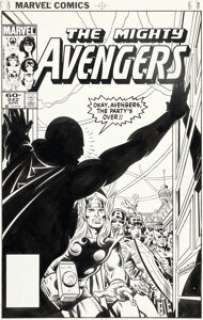 Al Milgrom And Joe Sinnott | The Avengers #242 Cover Original Art (Marvel, 1983).... | Heritage