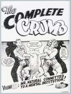 Robert Crumb - The Complete Crumb Comics V4 Mr. Natural Cover Original Art (Fantagraphics, 1995).