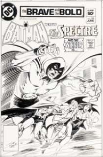 Jim Aparo The Brave and the Bold #199 The Spectre Cover Original Art (DC, 1983).
