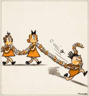 Marge Buell - Little Lulu Panel Page Original Art (Saturday Evening Post, undated). | Heritage