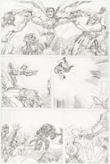 Jack Kirby Super Powers #4 Story Page 15 Original Art (DC, 1986).