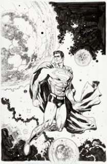 Doug Mahnke Action Comics #1000 Variant Cover Original Art (DC, 2018).