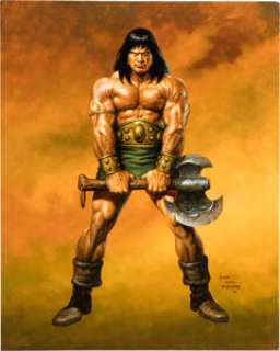 Joe Jusko - Conan The Barbarian Painting Original Art (2011).