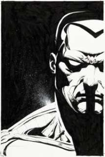 John Cassaday Astonishing X-Men #4 Colossus Variant Cover Original Art (Marvel, 2004).