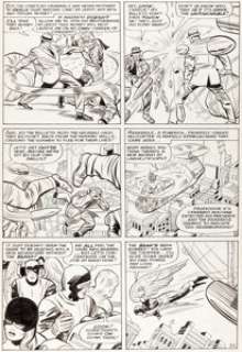 Jack Kirby and Chic Stone The X-Men #8 Story Page 11 Original Art (Marvel, 1964). | Heritage