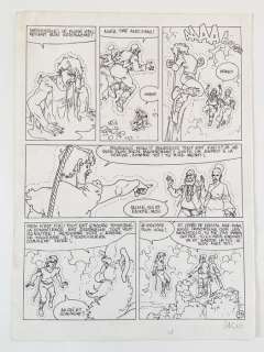 Arno | Alef-Thau - Planche originale (p.13) - Alef-Thau T6 - L’homme sans réalité - (1991) | Catawiki