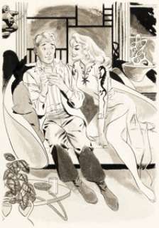 Wally Wood Galaxy Science Fiction July-1958 Illustration Original Art (Galaxy Publishing, 1958).