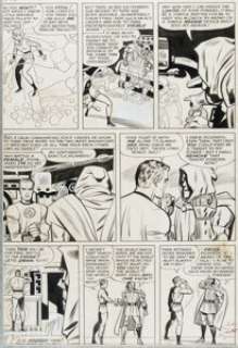 Jack Kirby and Chic Stone Fantastic Four Annual #2 Dr. Doom Story Page 23 Original Art (Marvel, 1964). | Heritage