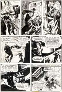 Michael Kaluta The Shadow #6 Story Page 2 Original Art (DC, 1974).