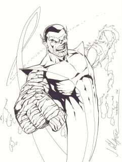 Jim Calafiore - Super-Skrull Commission - 2006 Signed