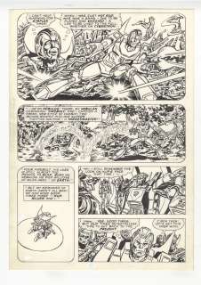 Transformers (UK) #133 Pg 6 Dan Reed Original Comic Art