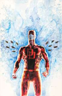 David Mack Daredevil: End of Days #8 Variant Cover Original Art (Marvel, 2012).