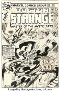 Gene Colan and Tom Palmer Doctor Strange #16 Cover Original Art (Marvel, 1976).