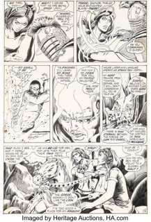 Barry Smith and Sal Buscema Conan the Barbarian #14 Story Page 10 Original Art (Marvel, 1972). | Heritage