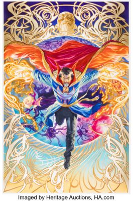 Alex Ross Doctor Strange #1 (427) Cover Original Art (Marvel, 2023).