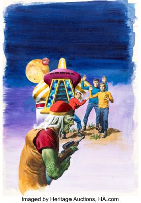 George Wilson Star Trek #57 Cover Painting Original Art (Gold Key, 1978). | Heritage
